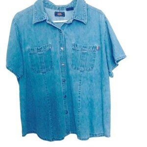 Vintage Route 66 Women’s  Denim Shirt 20W